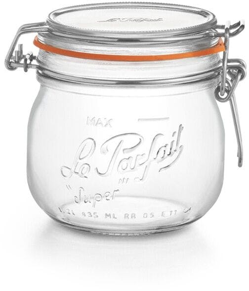 Airtight glass jar Le Parfait Super 500 ml 500ml BocaLPS 085mm MetaIMGIn Tarros de vidrio hermeticos Le Parfait