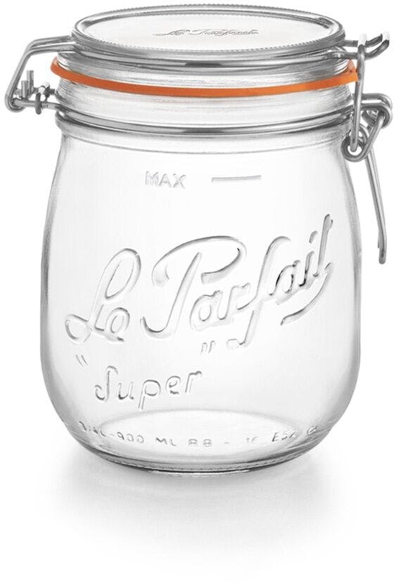 Einmachglas Le Parfait Super 750 ml-750ml-MündungLPS-085mm-glasbehältnisse-gläser-glasbehälter-le-parfait-super-terrines-wiss