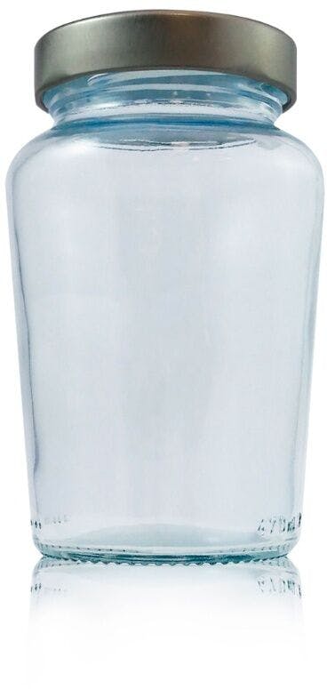 Confezione da 20 unità di Vaso di vetro per conserve Caramelle 470 ml