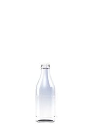 Bottiglie di vetro per succhi e latte di diverse dimensioni e con diverse  chiusure