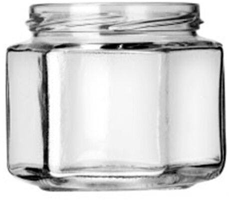 Jar Hexagonal 380 ml Twist Off 82