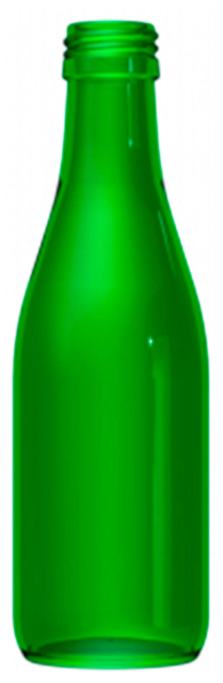Garrafa Borgonha   TRAD 250 ml BG-Rosca