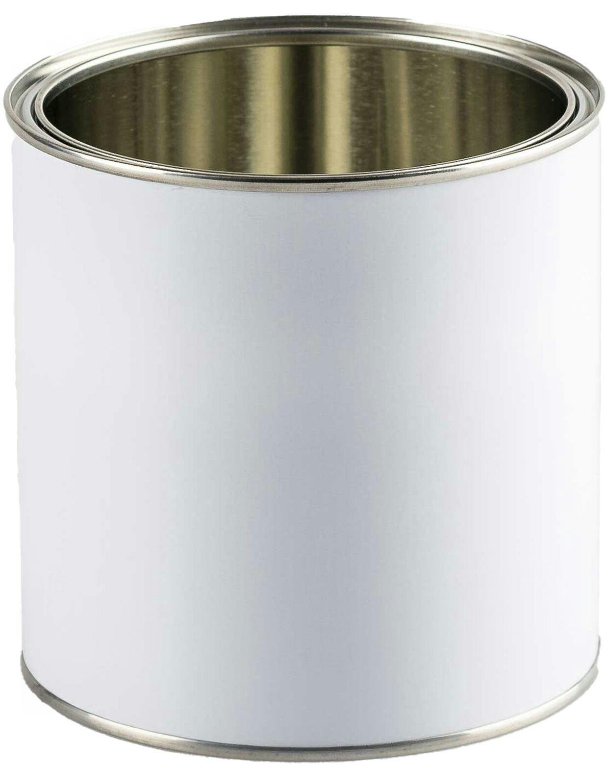 Metal canister 650 ml white D84