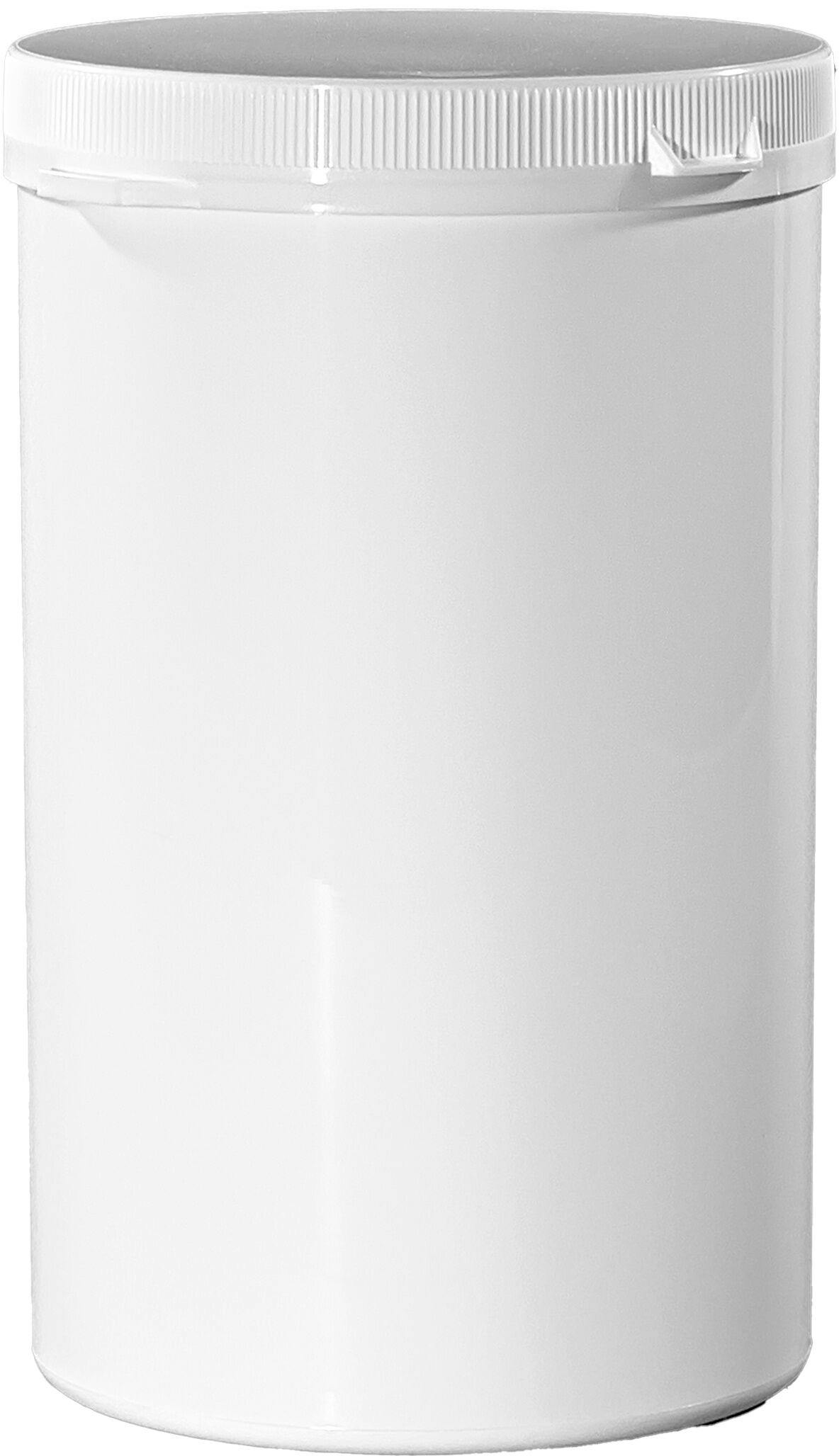 Plastic canister 2000 ml white D120