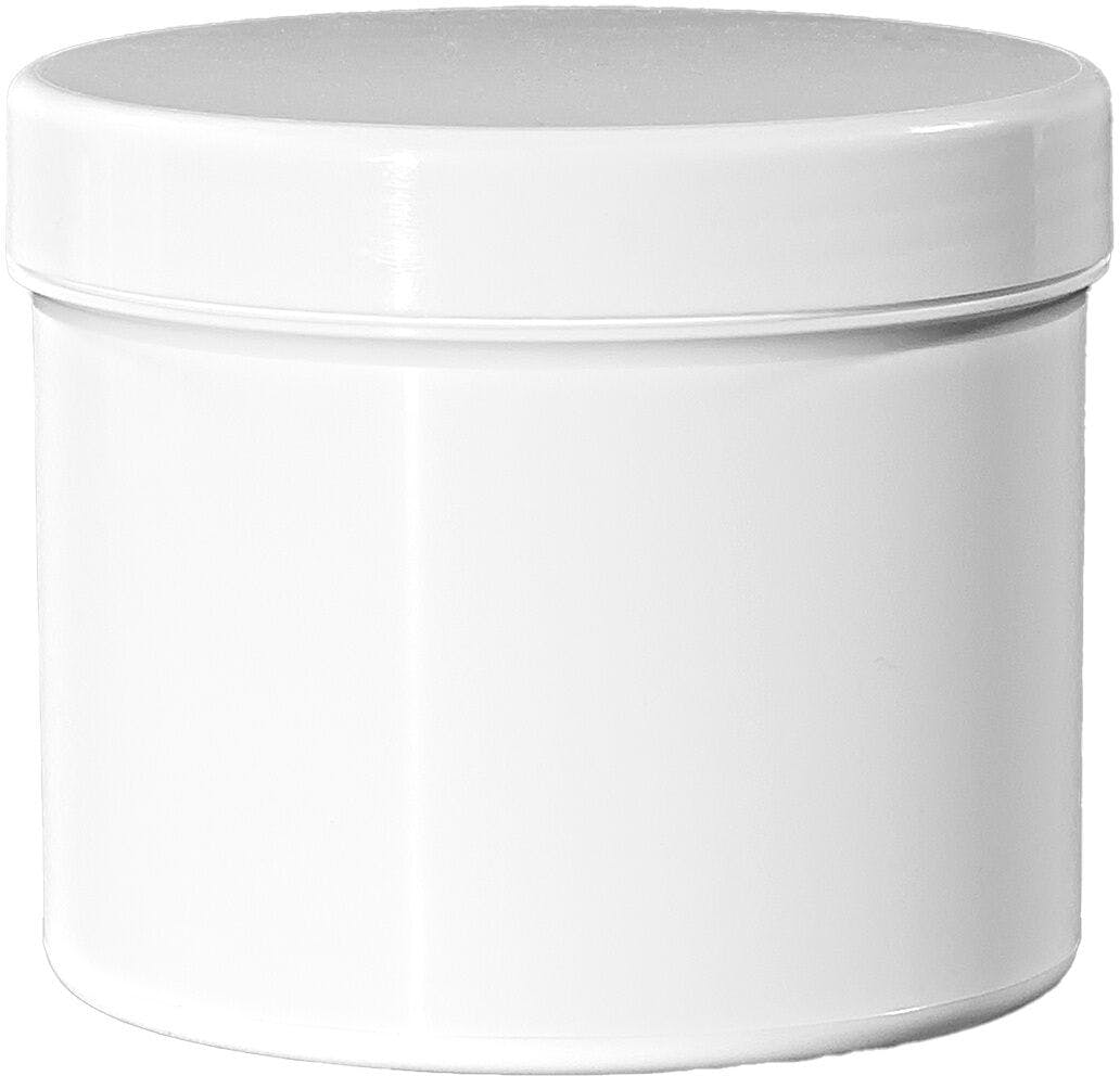 Plastic canister 500 ml white D103