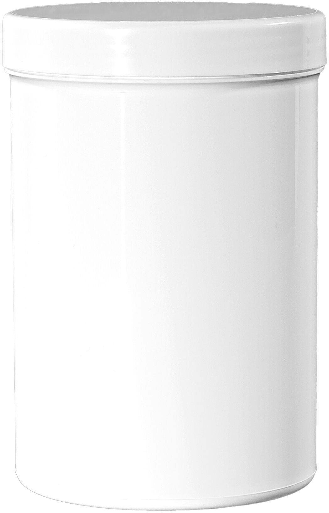 Plastic canister 1000 ml white D103