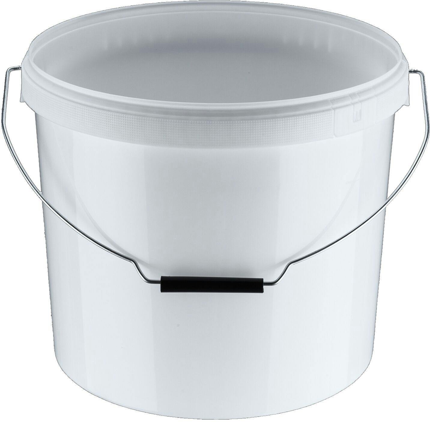 Plastic pail 17 liters White
