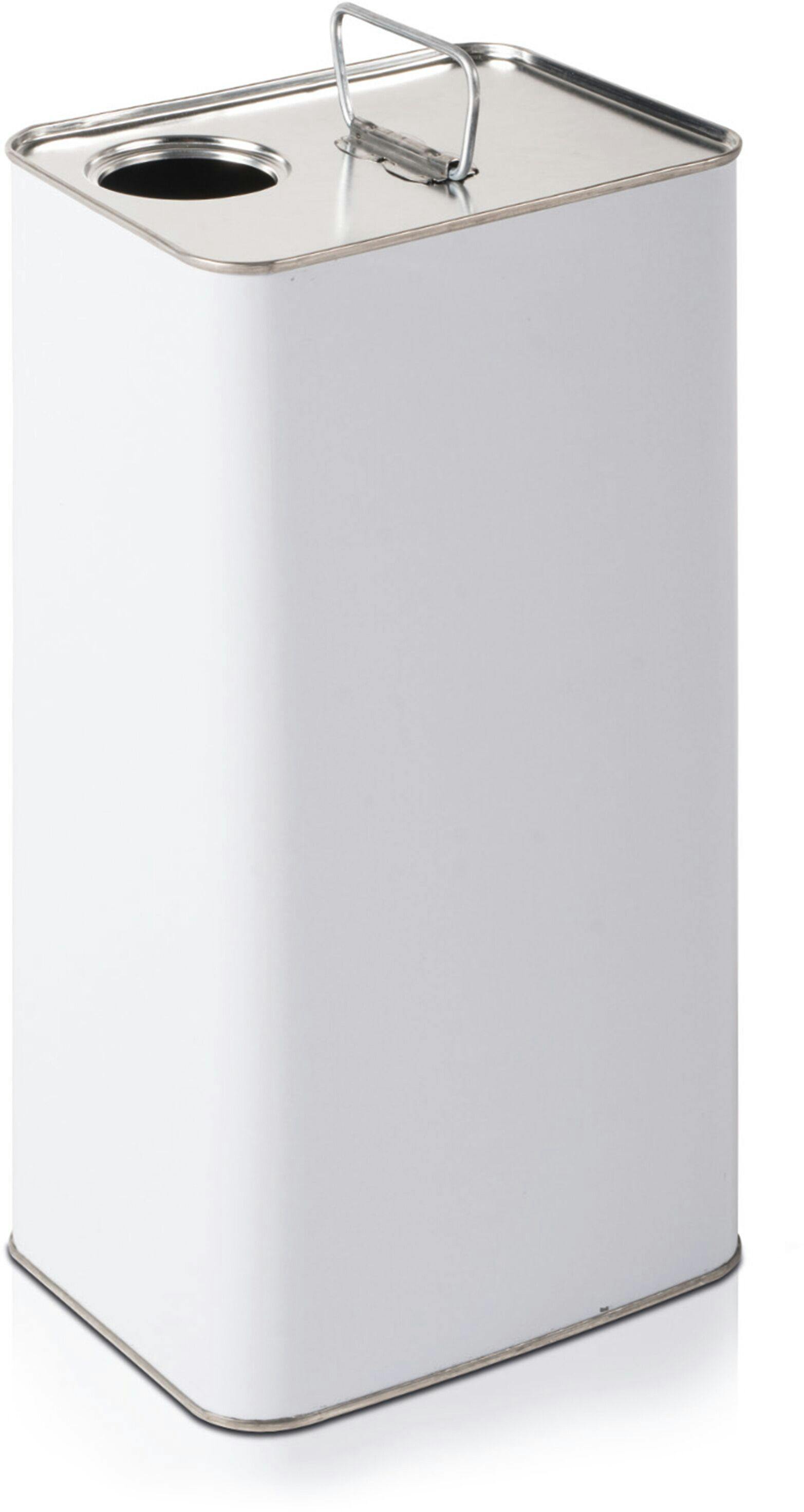 Metal pail 5 liters White D42