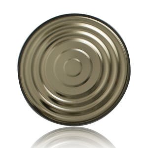 Cylindrical metal tin 5 Kg 4340 ml Gold / Gold standard