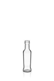 Pack 24 Mini Botellas Cristal c/tapón Hermético 100 ml/ Medidas 14