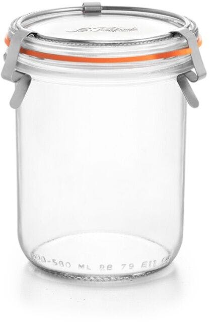 Hermetisches Glas Le Parfait Bistrot Jar 580 ml