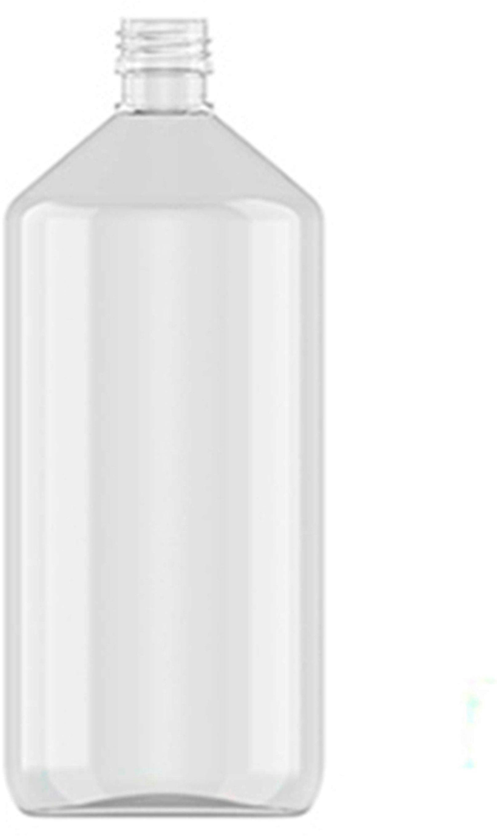 Bottiglia PET da 1 litro trasparente Veral D28