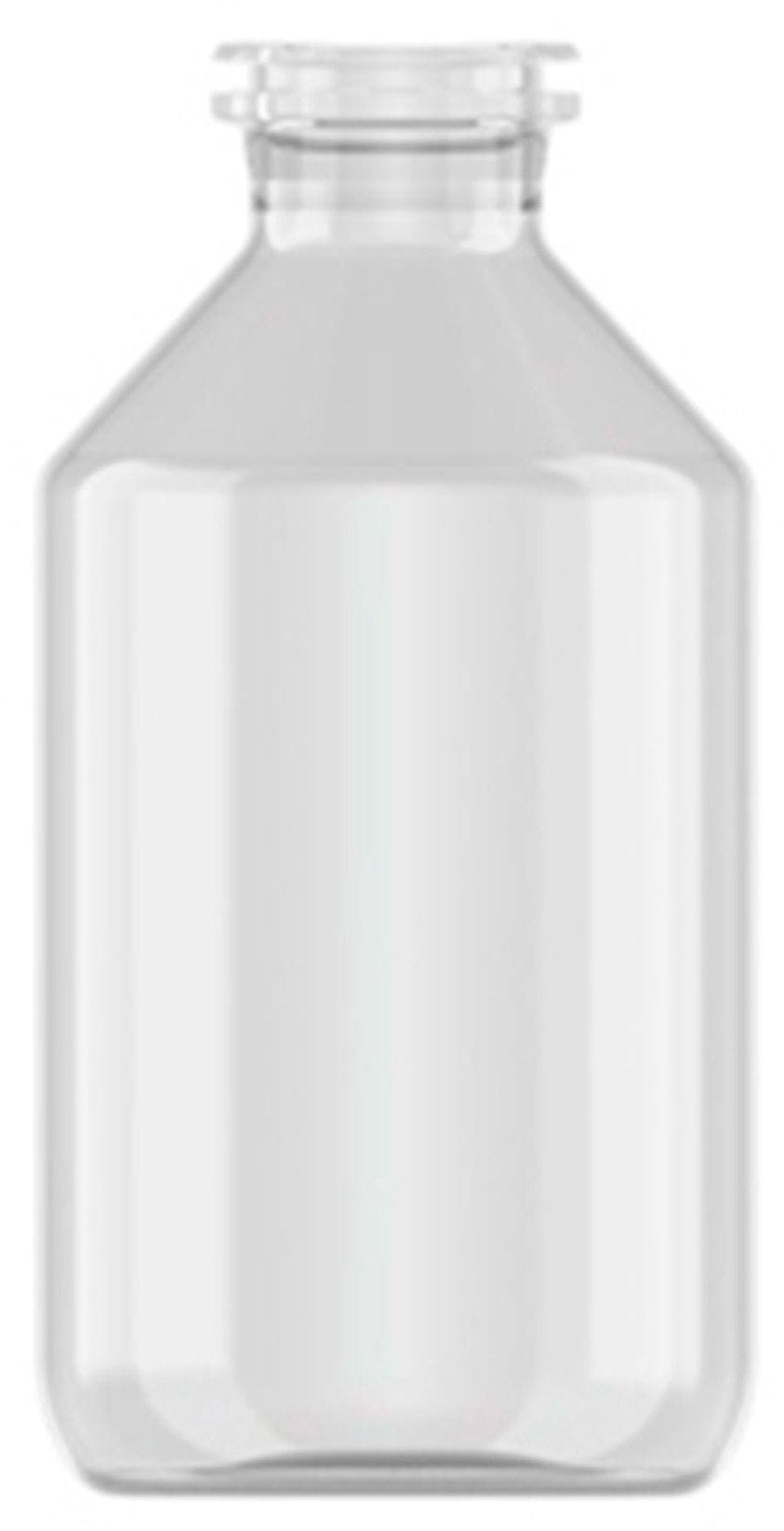 250 ml transparent PET bottle VIAL D32 sterilized