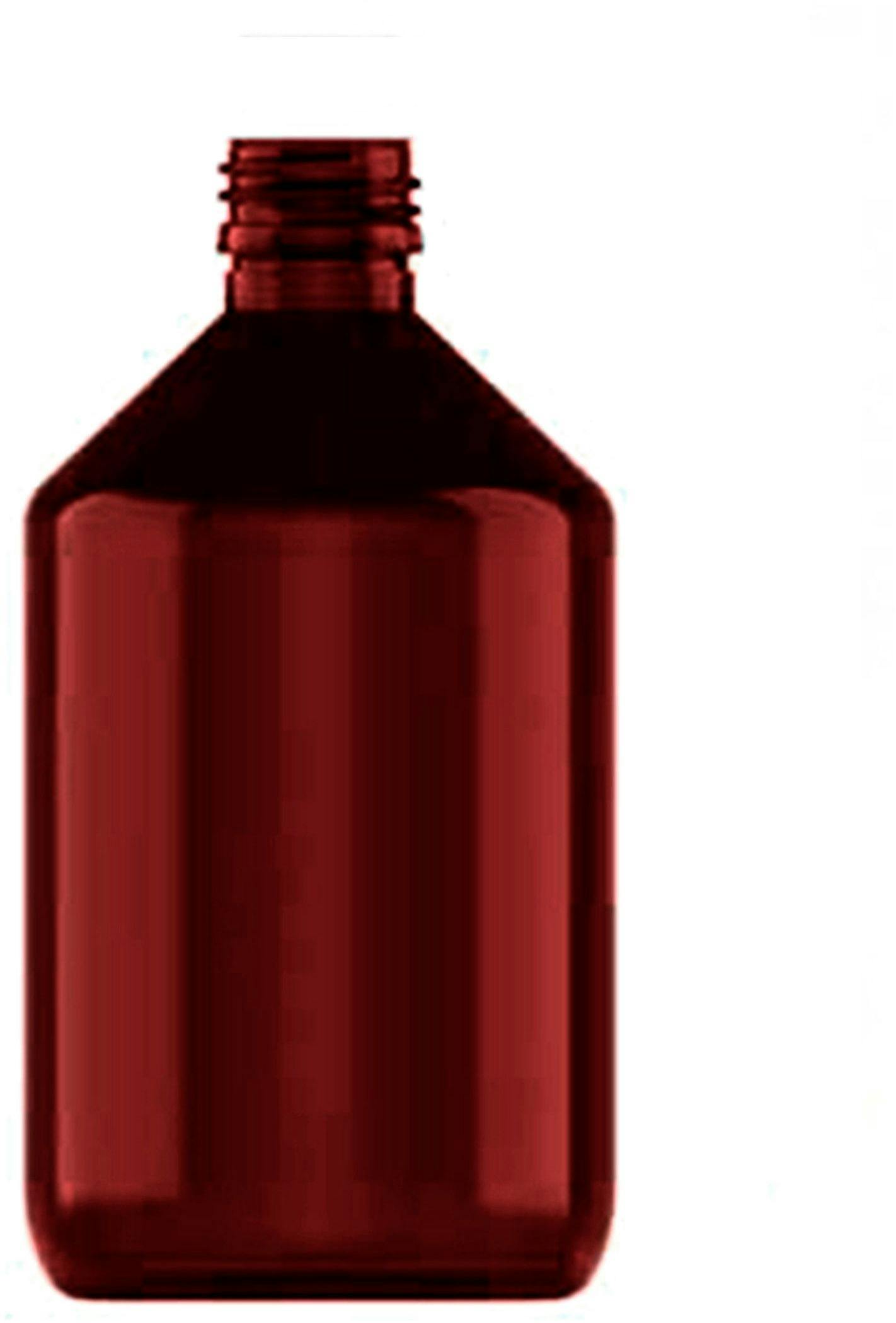 Botella PET 500 ml ambar Veral D28