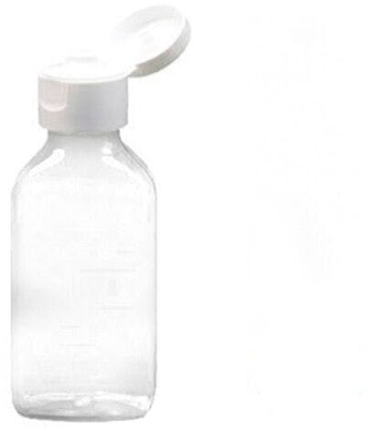 Transparent Oval Pet 100/410 Rathen Pet Flasche
