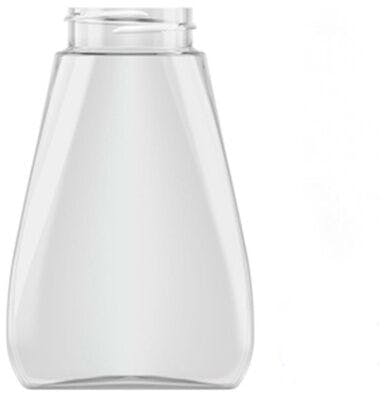 180Cc Transparent Oval Pet Bottle D38/400 Droplet