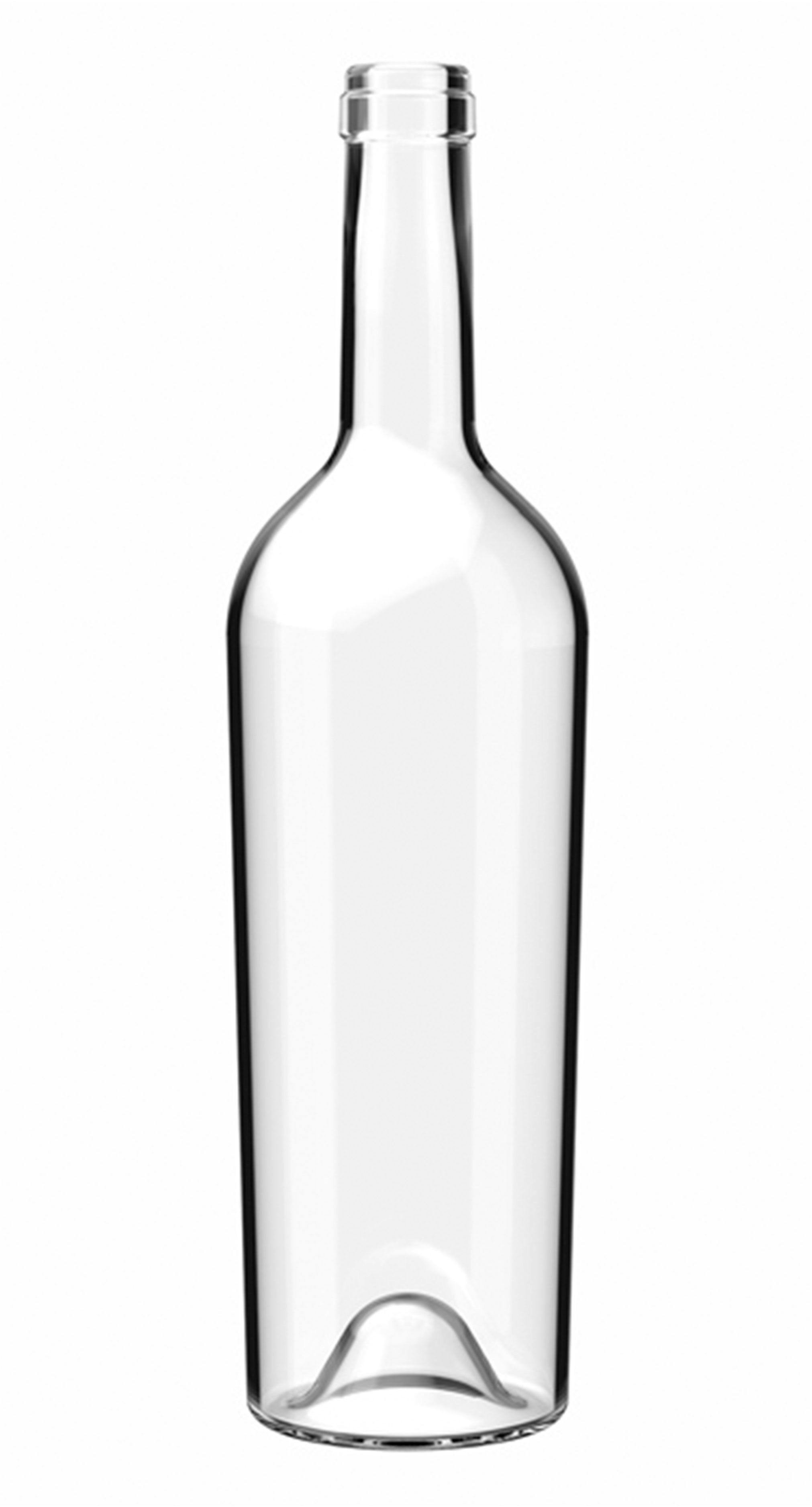 Bottiglia in vetro per distillati 'bordolese primavera ecova'' 500 ml -  colore bianco