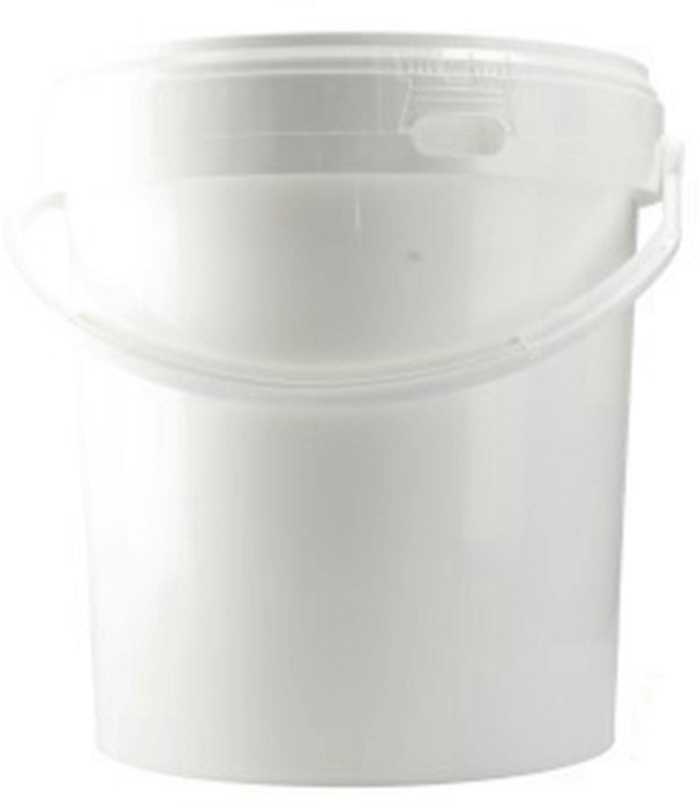 Bucket PP 17 liters white Ring D301