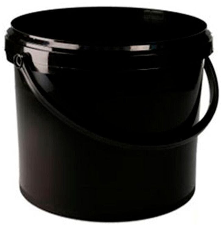 Bucket 5.6L Black D225 with plastic handle