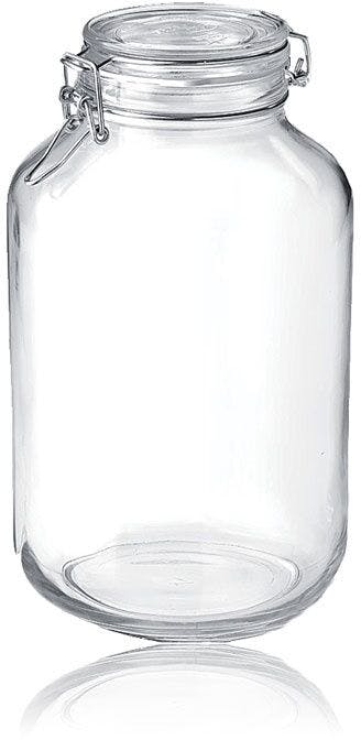 Glas  HERMETICO RUNDER FIDO 4000 ml 