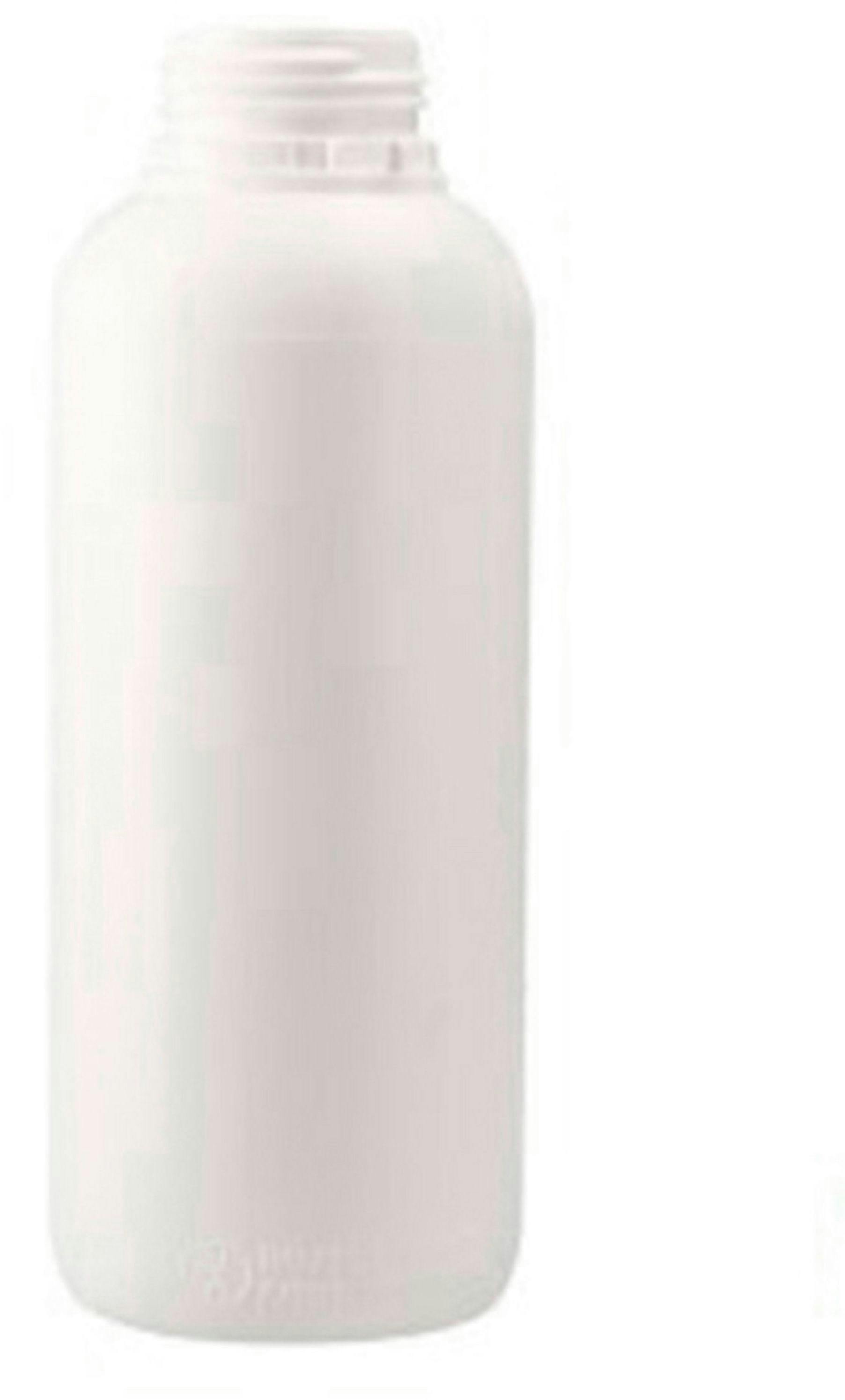 Bottle Fluorinated HDPE 1 liter white approved Ring D50