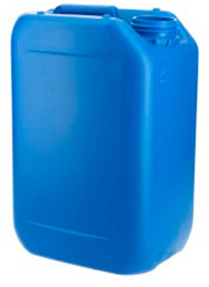 STAPELBARER Kanister mit 6 l Fassungsvermögen, blau, D51-zugelassen, vorverschlossen