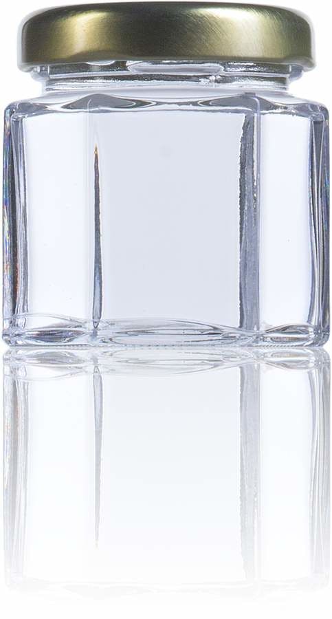 Hexa 47-47ml-TO-043-contenitori-di-vetro-barattoli-boccette-e-vasi-di-vetro-per-alimenti