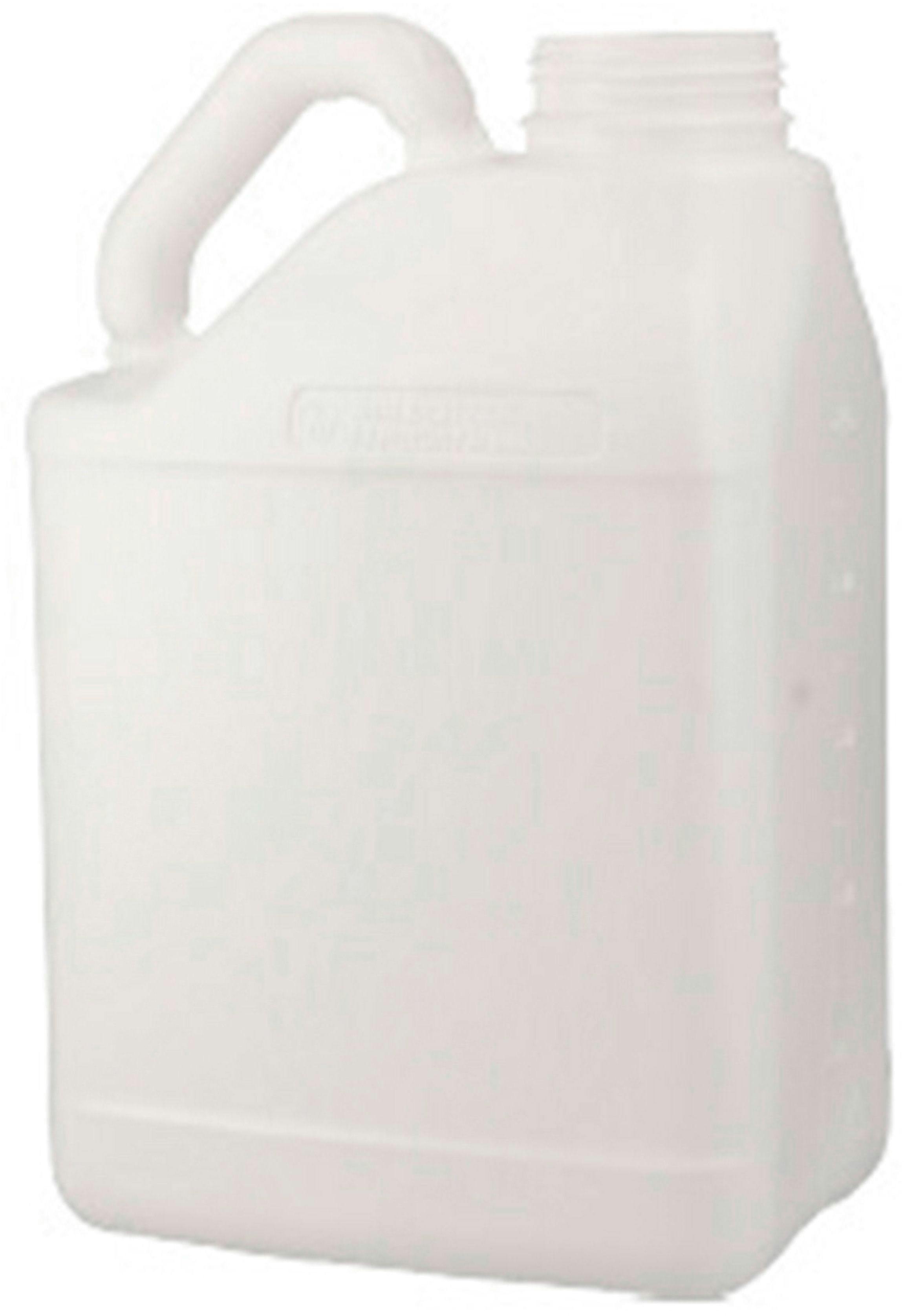 Jerrican non-stackable HDPE 5 liters white approved  D63