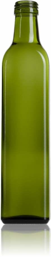 Marasca 500 AV thread finish SPP (A315) MetaIMGIn Botellas de cristal para aceites Green