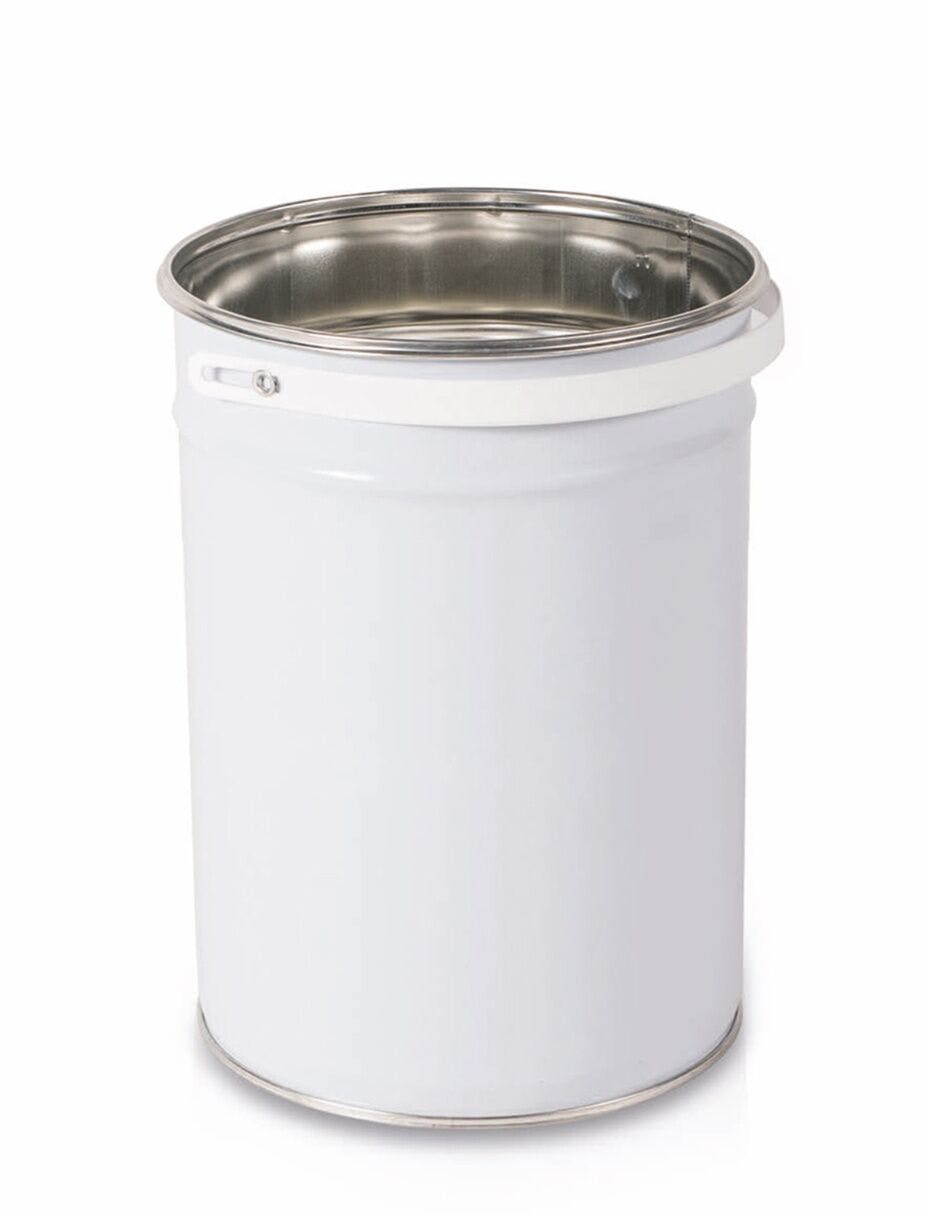 Metalleimer 5,44 Liter Weiß