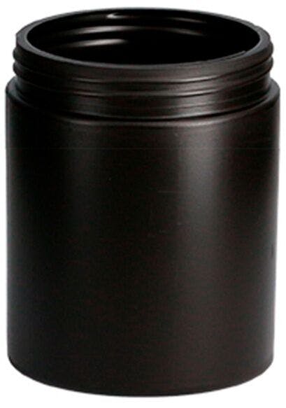 1L Black Cylindrical Jar D100 Long