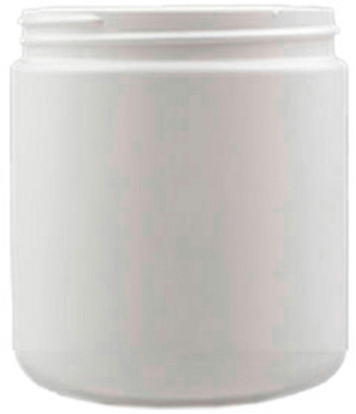 Jar HDPE 800 ml white  D89