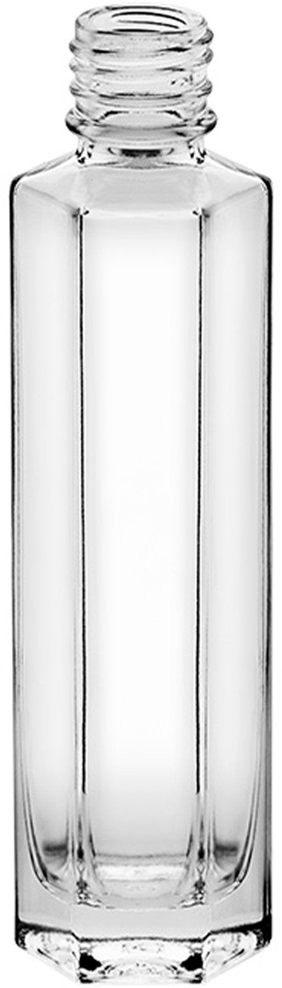 Bottiglia SILVER  HEXAGONAL 100 ml BG-Vite