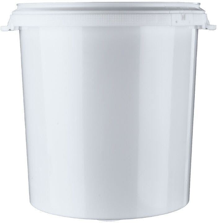 Plastic bucket 30 liters White