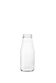 BrandPrint, Set di 6 Bottiglie in Vetro per Acqua Modello Ninfea 1 Litro.  Per Bevande e Succhi con Tappo a Vite : : Casa e cucina