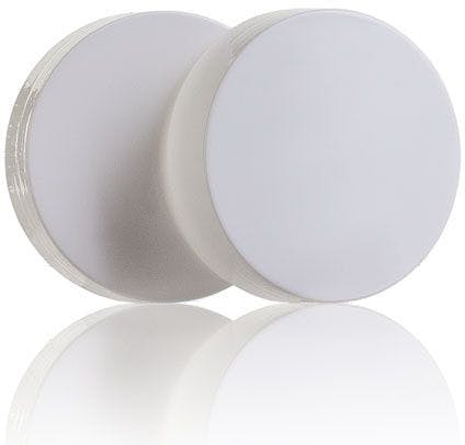 Tapa de plástico blanca para tarro Yogurt