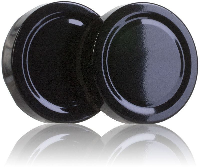 Lid TO 58 Deep DWO Black Esterilizable ESBO BPAni MetaIMGIn Tapas de cierre