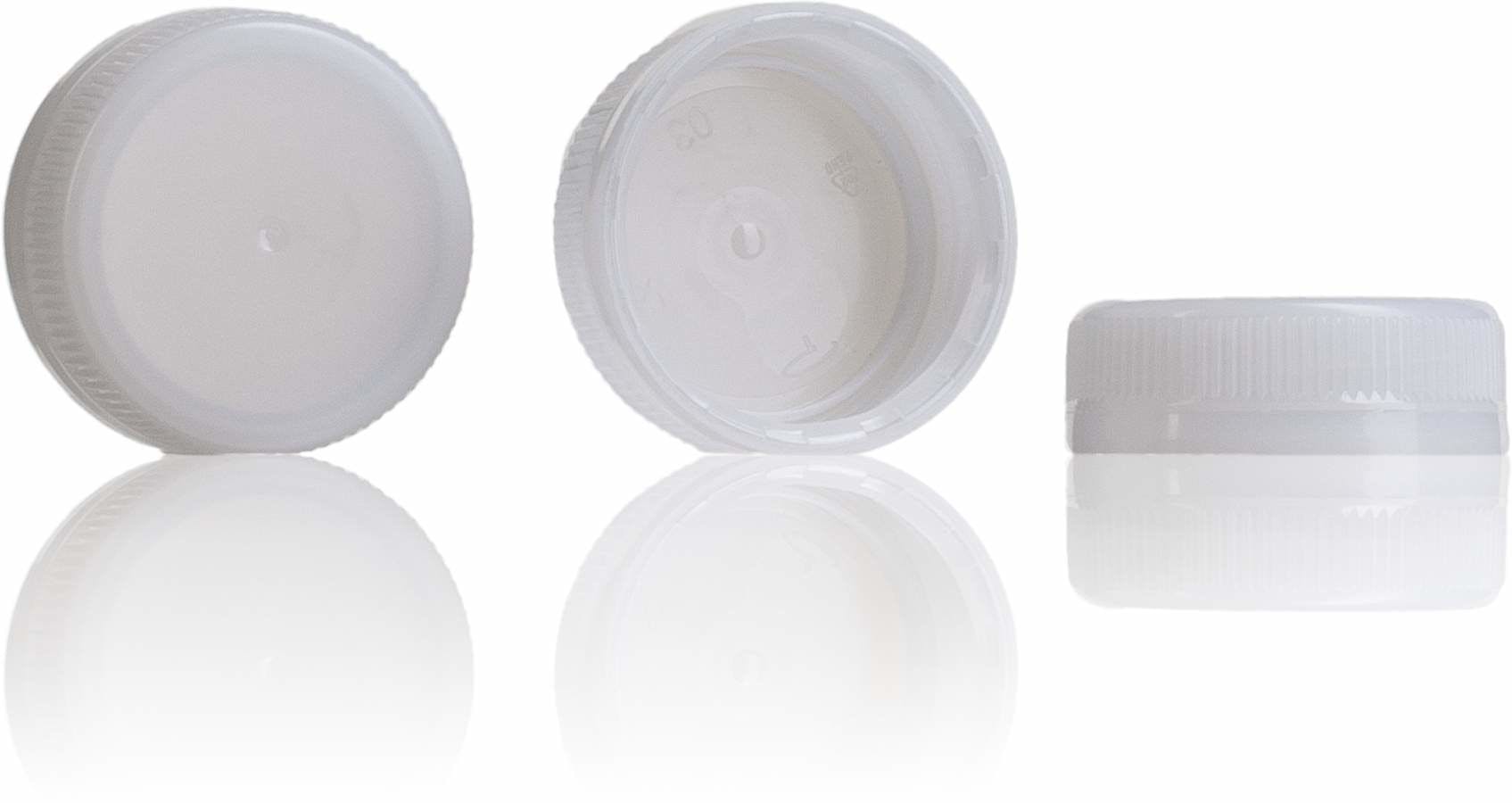 White Cap 38 mm 38 33 3 inlets-closing-systems-caps