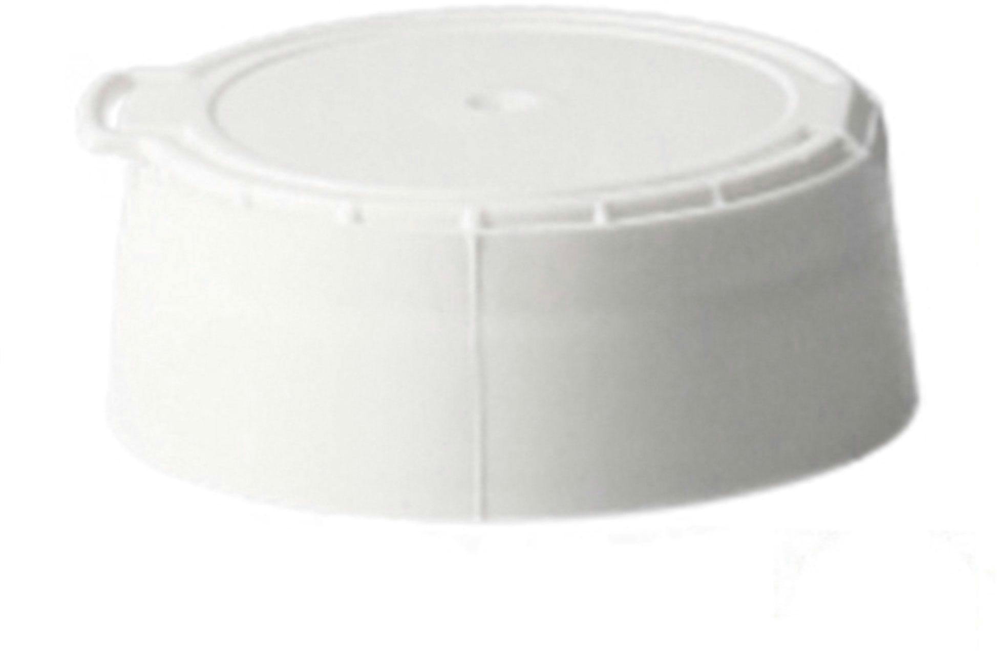 Pressure cap seal HDPE white D45