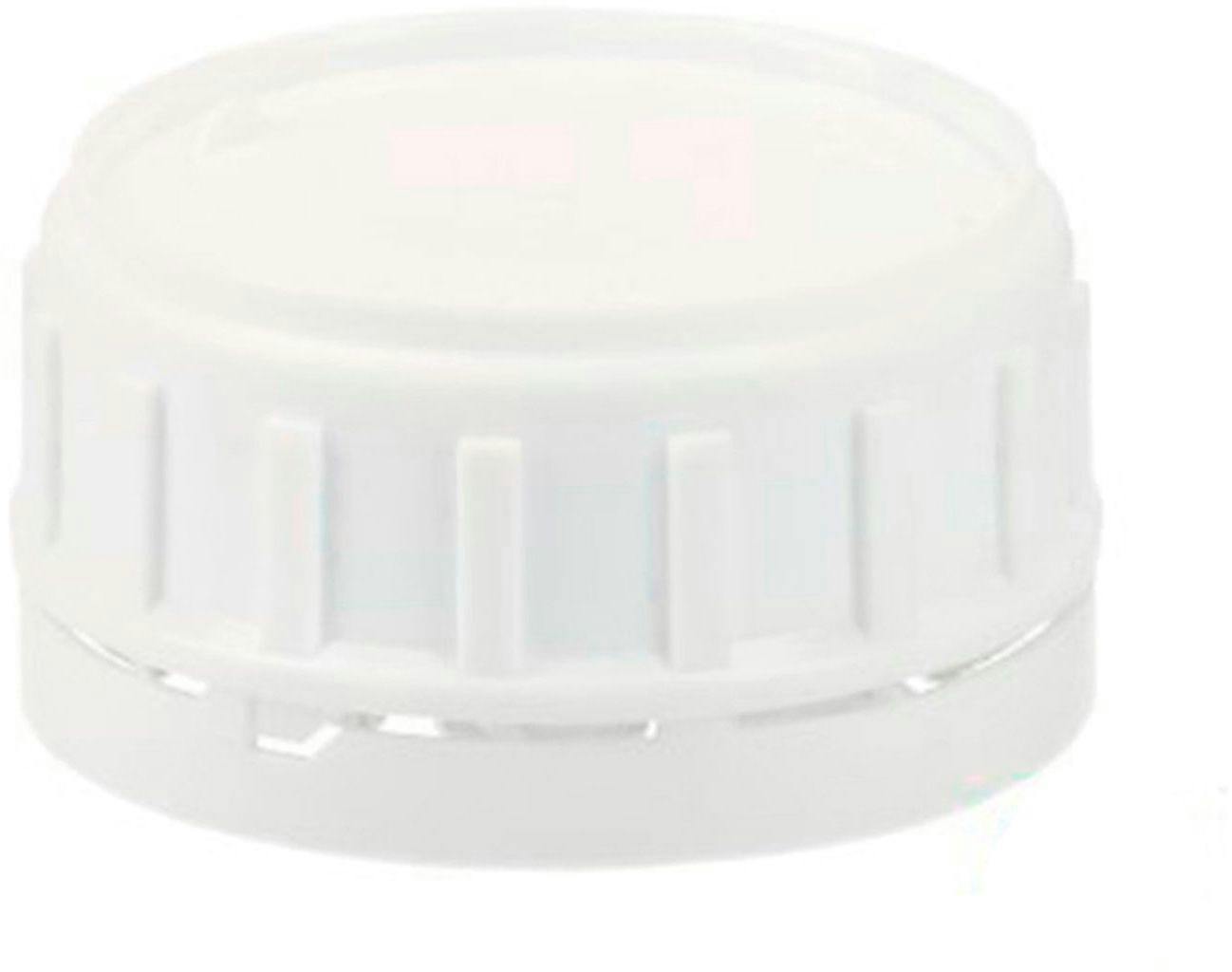 Threaded plug HDPE seal white approved Disc D50