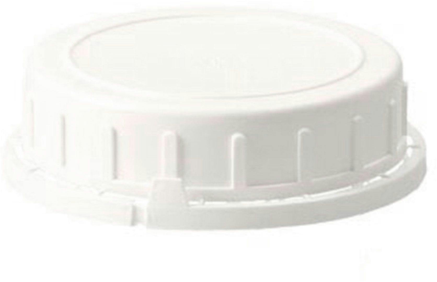 Screw-on cap HDPE seal white D80