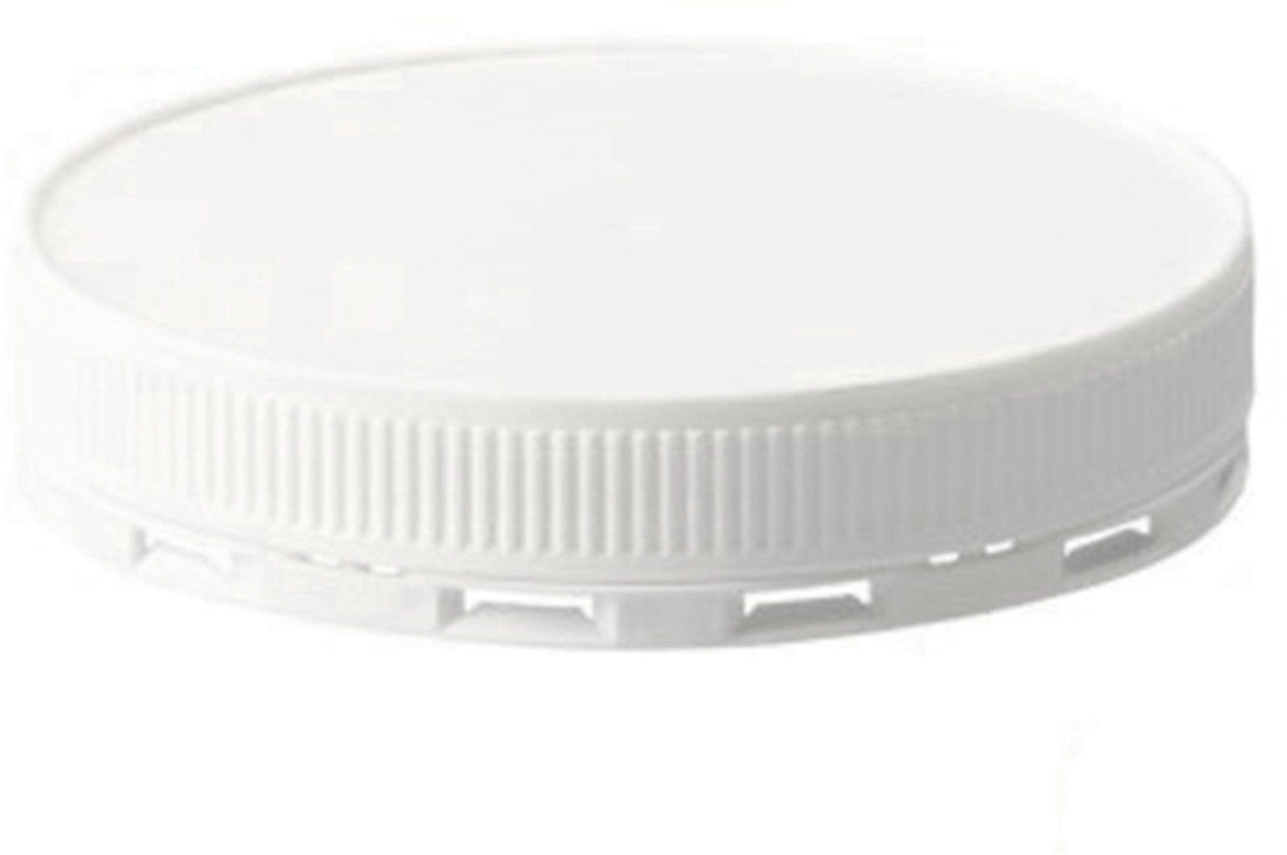 Λευκό βιδωτό καπάκι τσιμούχας PP D82