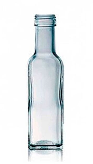 Botella de vidrio Miniatura Marasca 100 ml a rosca