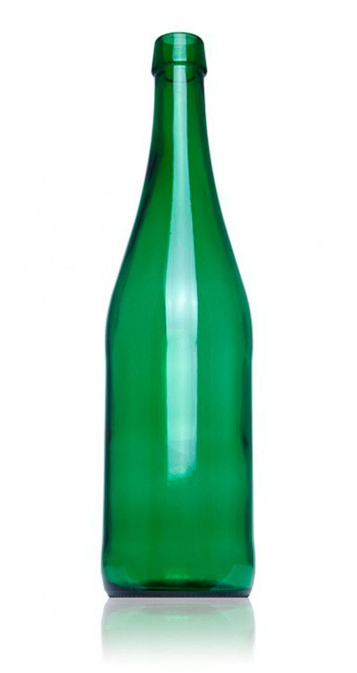 Pack of 25 Units of Bottle for Sidra 75 Cl Green