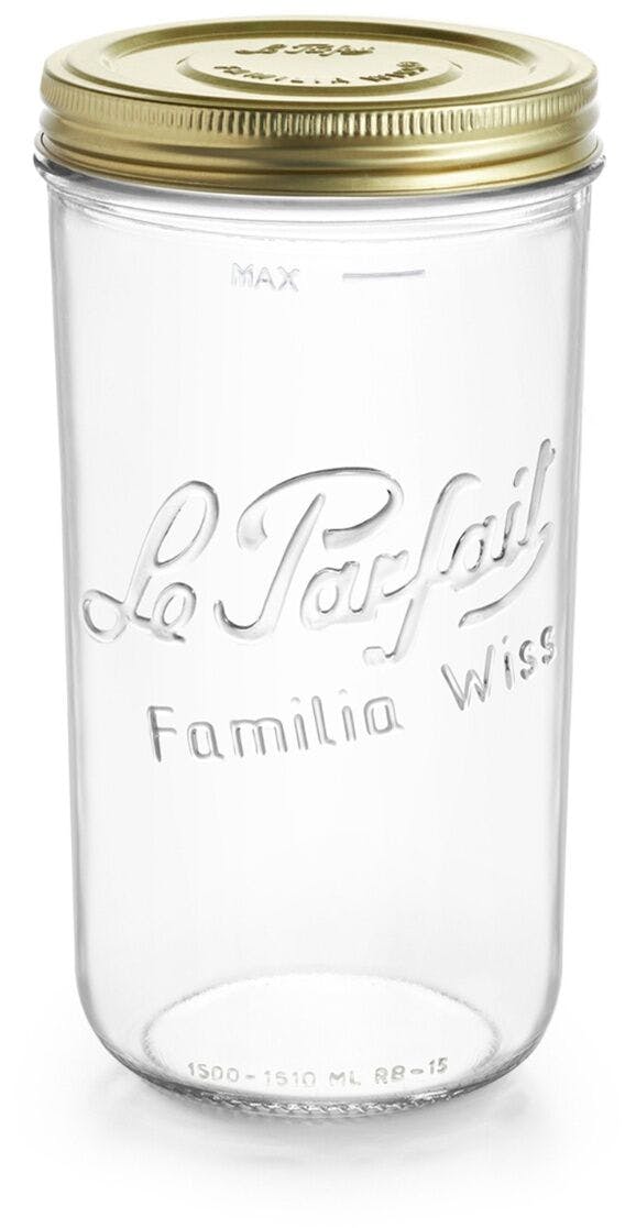 Le Parfait Wiss 1500 ml 110 mm-envases-de-vidrio-tarros-frascos-de-vidrio-y-botes-de-cristal-le-parfait-super-terrines-wiss