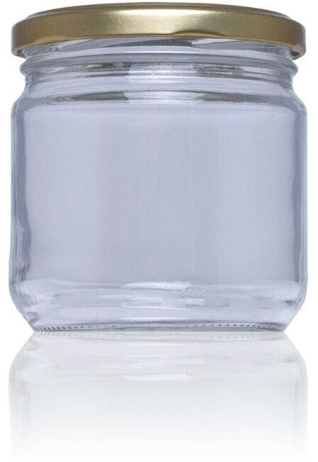 Pack of 25 units of glass jar for canning Bierzo 314 ml