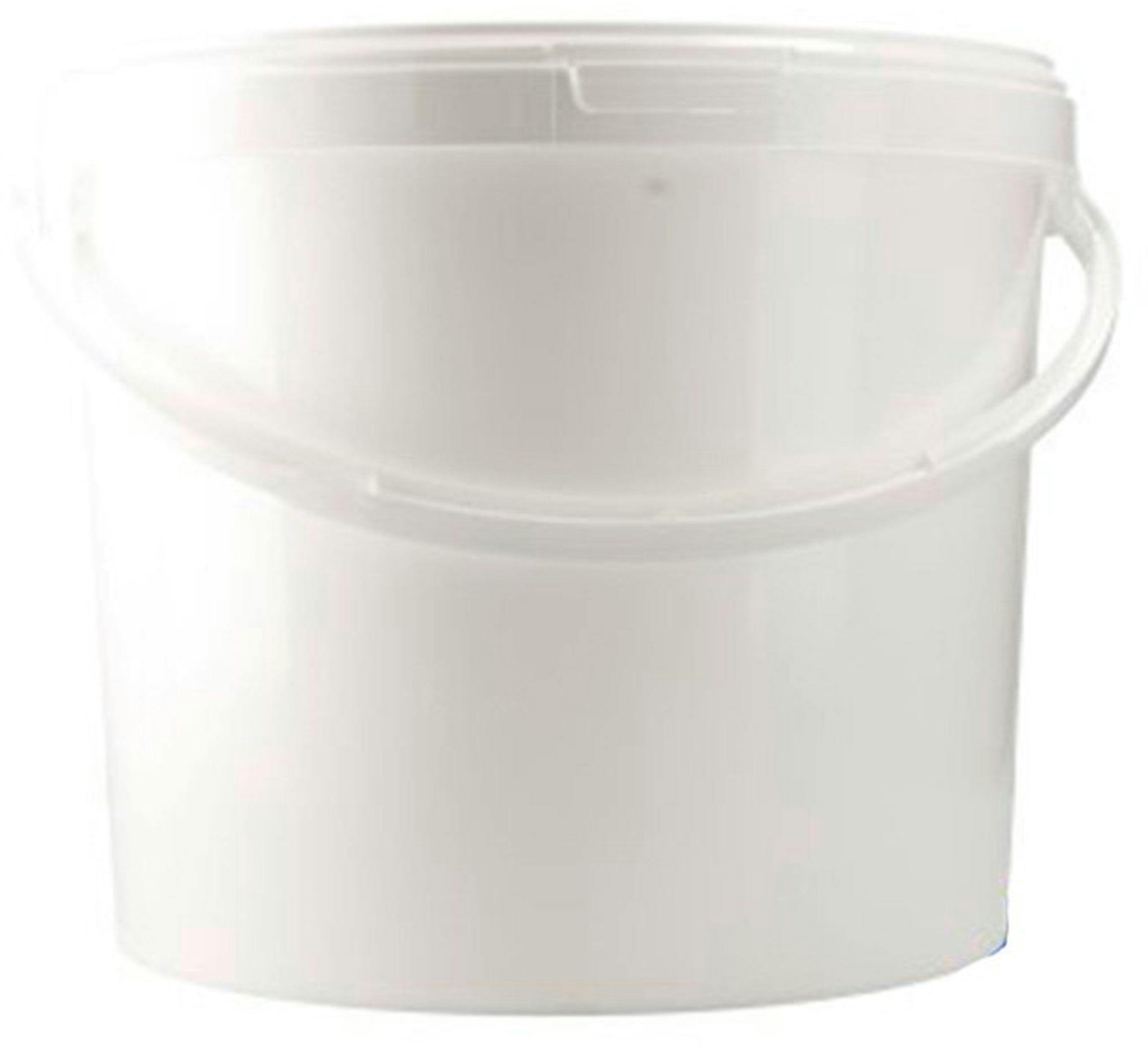 Plastic pail 11 liters white