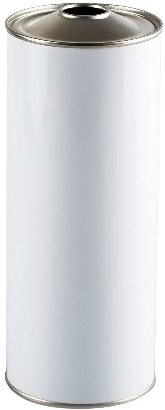 Metal canister 590 ml White D42