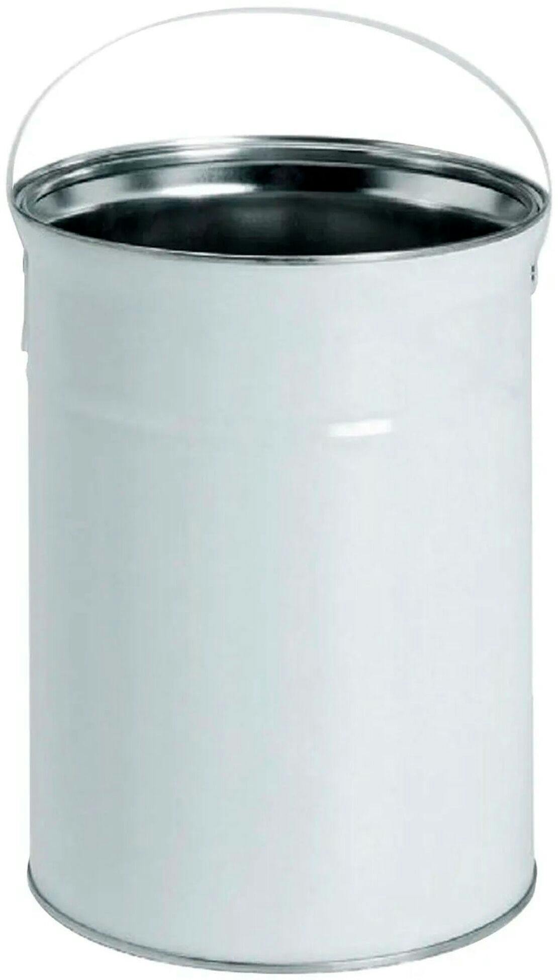 Metal pail 3.7 liters white D196.5