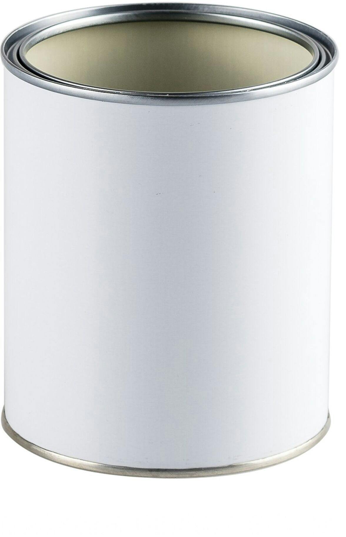Metal canister 820 ml white D50,8 and 19.05